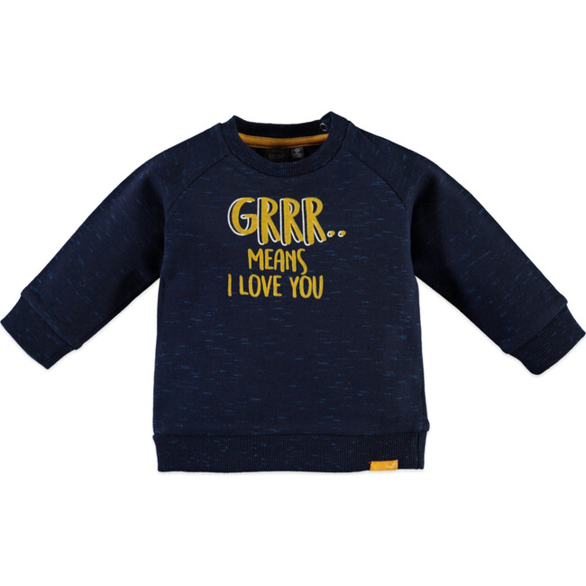 Grrr Sweatshirt, Navy - Sweatshirts - 1
