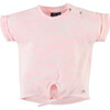 Tie-Waist Tee, Neon Pink - Tees - 1 - thumbnail