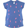 Popsicle T-Shirt Dress, Royal Blue - Play Dresses - 2