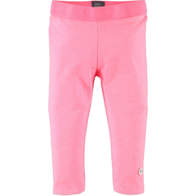 Capri Leggings, Neon Pink - Leggings - 1