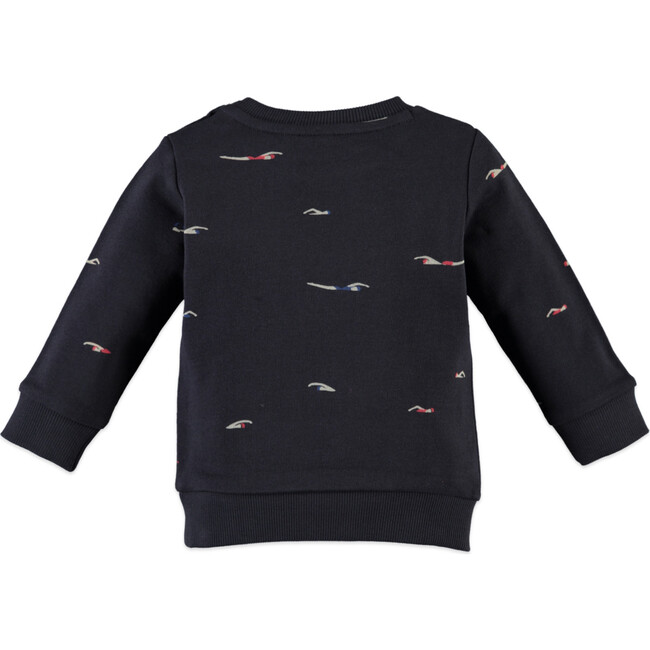Swimmer Sweatshirt, Ink - Sweatshirts - 2