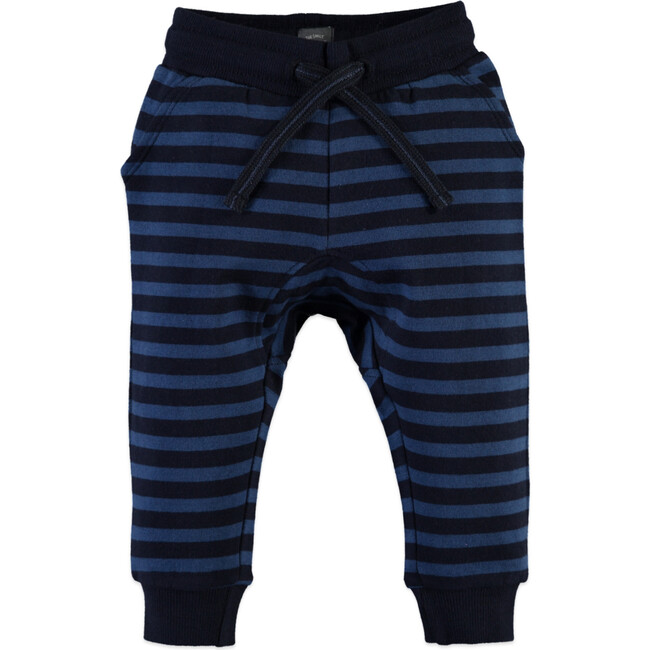 Sweatpants, Navy Stripe - Sweatpants - 1
