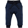 Sweatpants, Navy Stripe - Sweatpants - 1 - thumbnail