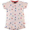 Jellyfish Short Sleeve Dress, Shell Pink - Dresses - 1 - thumbnail