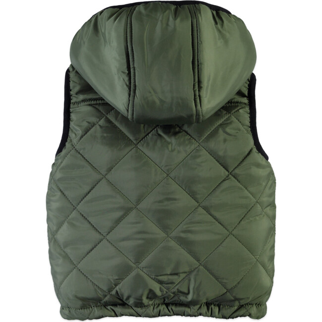 Quilted Vest, Hunter Green - Vests - 2