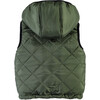Quilted Vest, Hunter Green - Vests - 2
