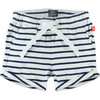 Stripe Shorts, Midnight Blue - Shorts - 1 - thumbnail