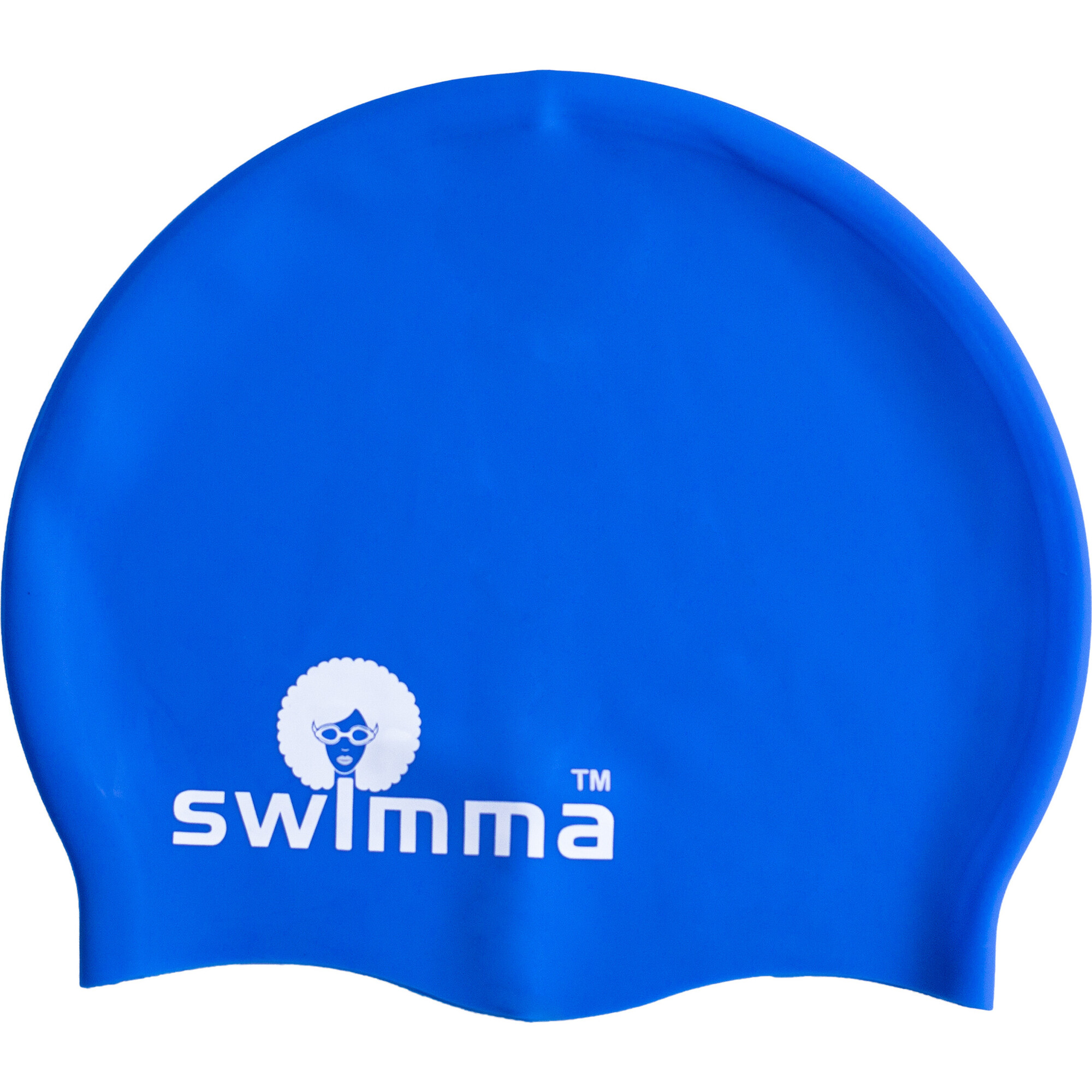 Afro-tots Swimcap, Royal Blue - Swim Caps - 1