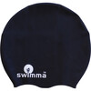 Afro-midi Swimcap, Black - Swim Caps - 1 - thumbnail