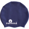 Afro-kids MIDI Swimcap, Navy - Swim Caps - 1 - thumbnail