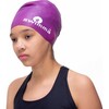 Afro-kids Swimcap, Purple - Swim Caps - 2