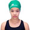 Afro-kids Swimcap, Green - Swim Caps - 4