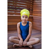 Afro-kids Swimcap, Yellow - Swim Caps - 4