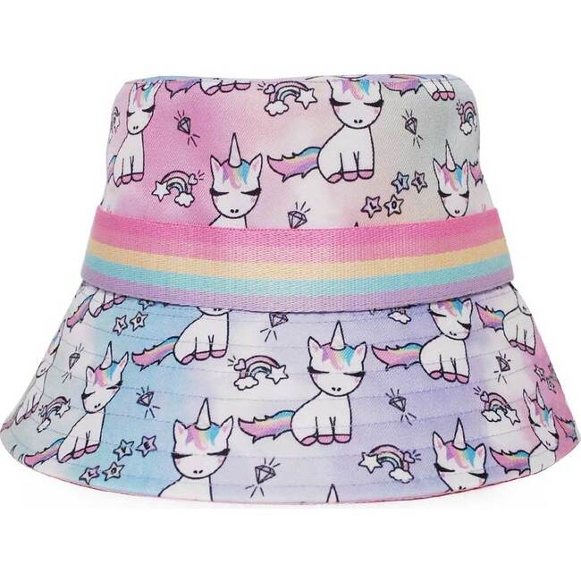 Lil' Miss Gwen Print Ombre Bucket Hat, Ombre - Hats - 1