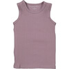 Ribbed Tank, Violet - Tees - 1 - thumbnail