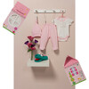 Patisserie Collection 3-Piece Layette Gift Set, Pink Bear - Onesies - 3
