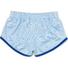 Drawstring Trunks, Blue Bandana - Swim Trunks - 3