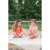 Drawstring Trunks, Red Bandana - Swim Trunks - 4