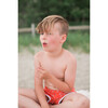 Drawstring Trunks, Red Bandana - Swim Trunks - 5
