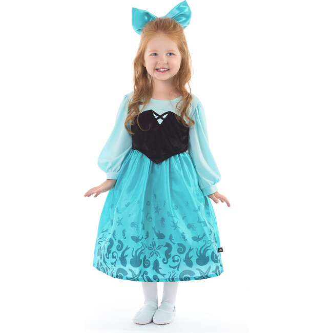 Mermaid Day Dress With Bow