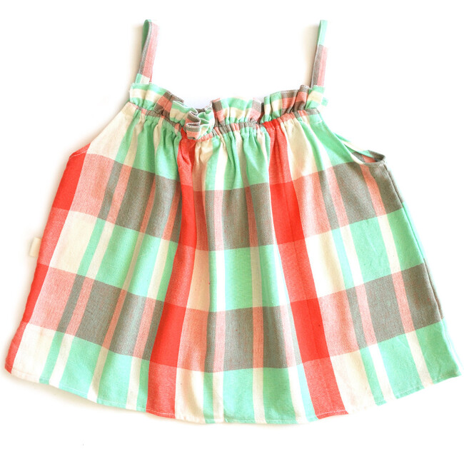 Celia Women Top, Salmon Menta - Blouses - 9