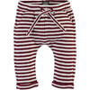 Terry Sweatpants, Burgundy - Sweatpants - 1 - thumbnail