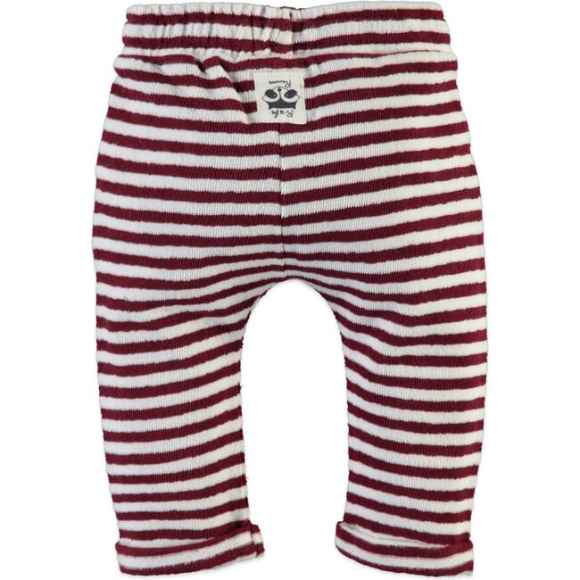 Terry Sweatpants, Burgundy - Sweatpants - 2