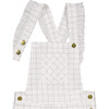 Georgette Overall, Charcoal Squares - Overalls - 2