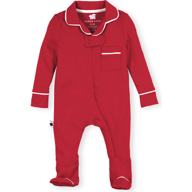 Pajama Footie, Red