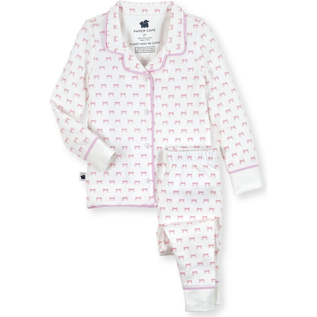 Classic Pajamas, Pink Bows - Pajamas - 1