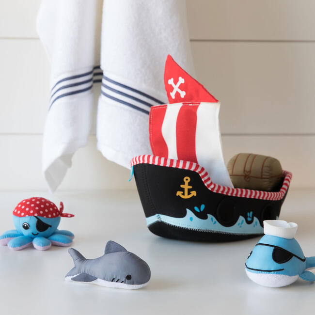Floating Fill 'N Spill, Pirate Ship - Bath Toys - 2