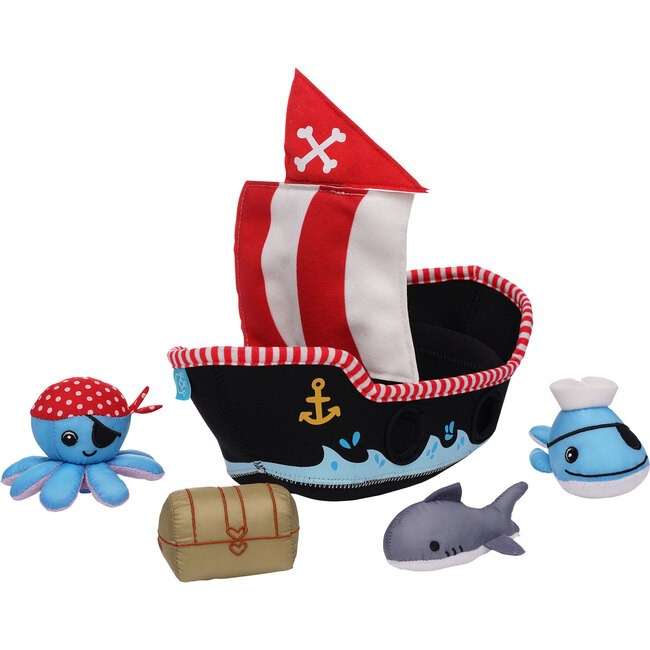 Floating Fill 'N Spill, Pirate Ship - Bath Toys - 3