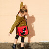 Scottie Crossbody Messenger Bag, Red and Black - Bags - 2