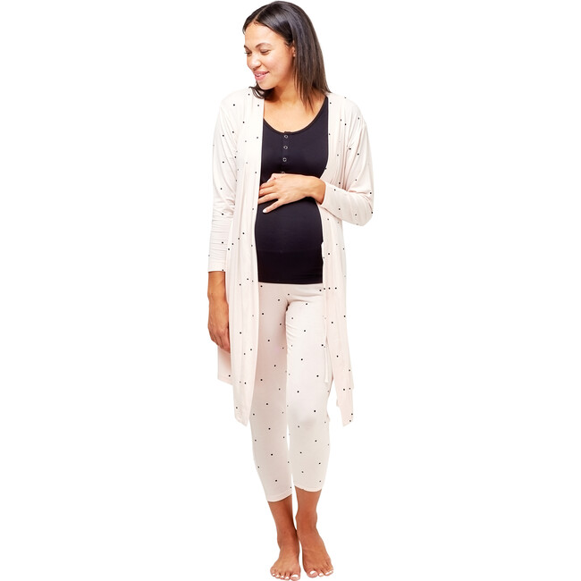 Women's Second Skin Robe, Dots