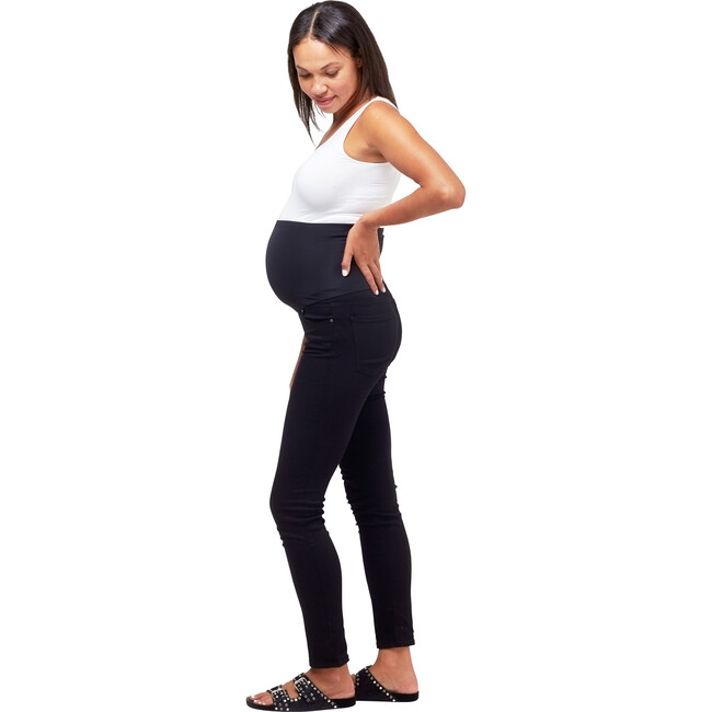 Women's Soho Skinny Over the Belly Maternity Jean, Black