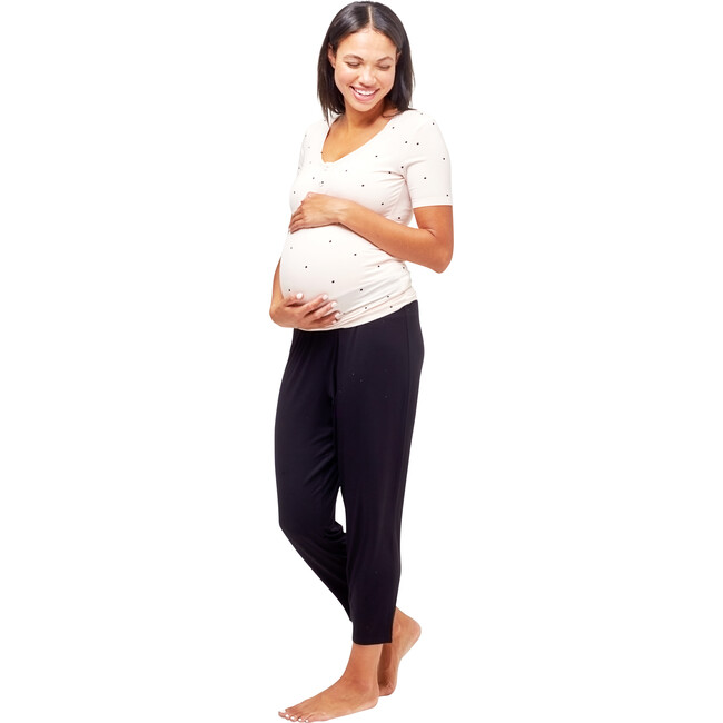 Women's Rhys Nursing PJ Top, Dots - Pajamas - 3