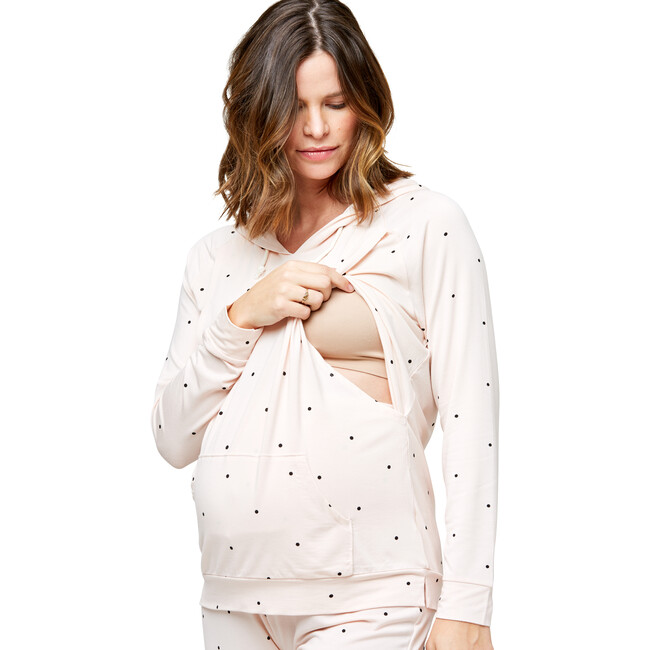 Women's Simone Hoodie, Dots - Sweatshirts - 3