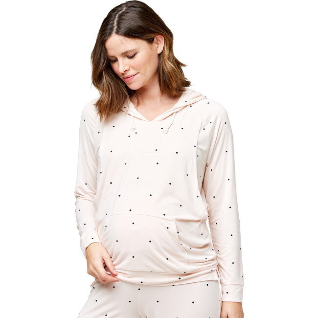 Women's Simone Hoodie, Dots - Sweatshirts - 4