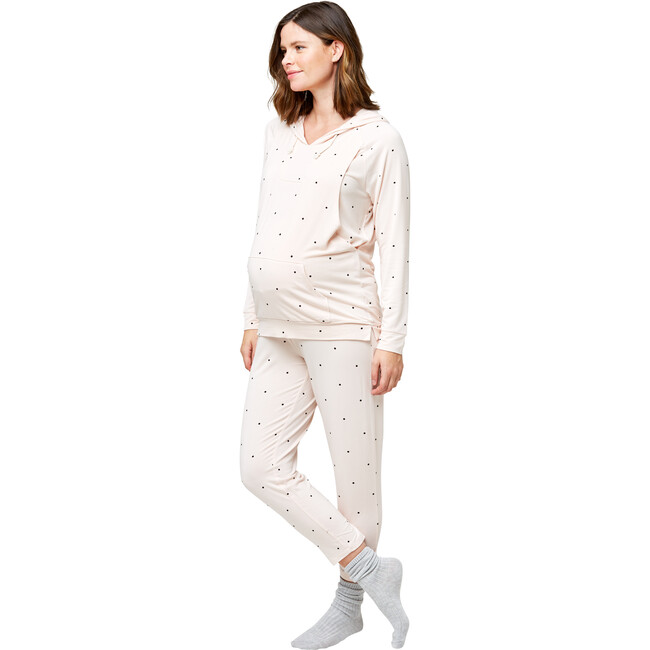 Women's Simone Hoodie, Dots - Sweatshirts - 5