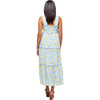 Women's Emma During & After Maxi Tank Dress, Lemon Print - Dresses - 4