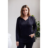 Women's Simone Hoodie, Black - Sweatshirts - 4