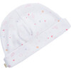 Star & Crown Print Hat Bib & Mittens Set in Pink - Hats - 6