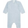 Ariel Cashmere Romper in Blue - Rompers - 2 - thumbnail
