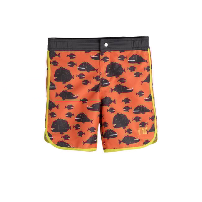 Ace Swim Trunk, Red Fish