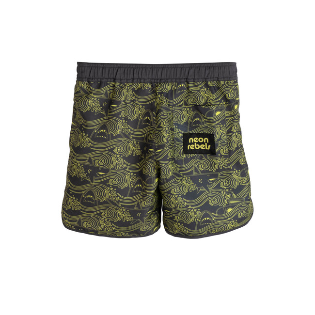 Ace Swim Trunk, Grey Pinstripe