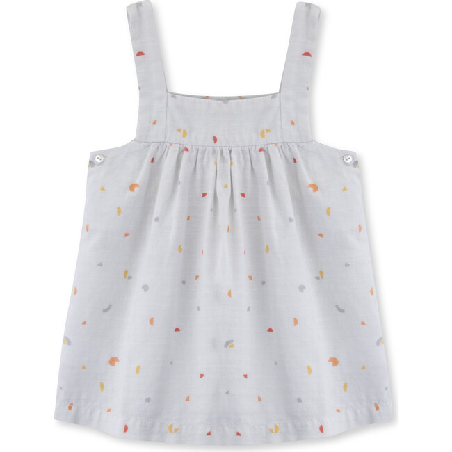 Baby Pinafore Cotton Music Dress, Multi - Dresses - 1