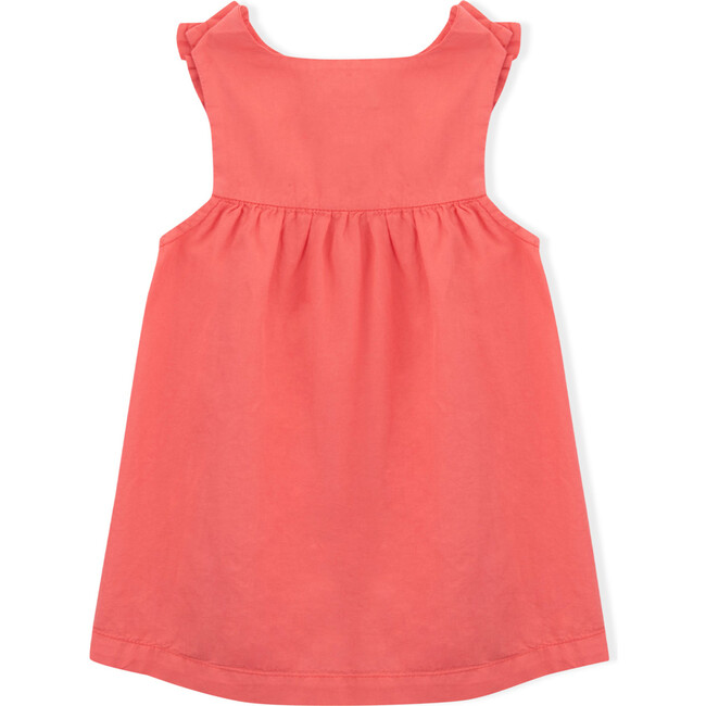 Baby Amber Pinafore Dress, Coral - Dresses - 3