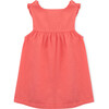 Baby Amber Pinafore Dress, Coral - Dresses - 3