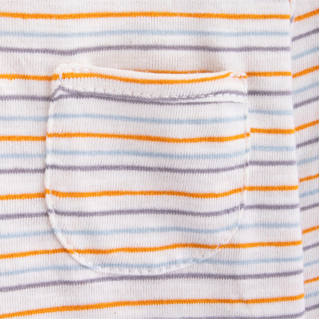 Baby Long Sleeve Organic Cotton T-shirt, Stripes
