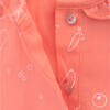 Baby Cotton Veggie Romper, Coral - Rompers - 2